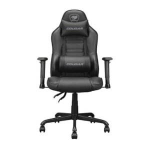 Cougar Fusion S Gaming Chair - Black | Ultimate Comfort & Style
