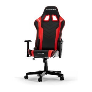 DXRacer Prince P132 Gaming Chair - Black/Red | Ergonomic & Stylish Comfort