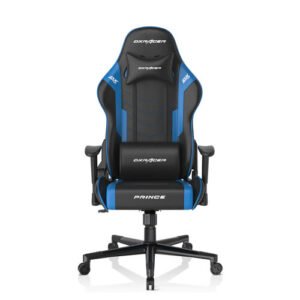 DXRacer P132 Prince Series Gaming Chair - Black/Blue | Ergonomic Gaming Comfort