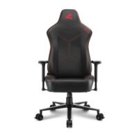 SHARKOON SKILLER SGS30 Gaming Chair - Black/Red | Ergonomic & Stylish Comfort
