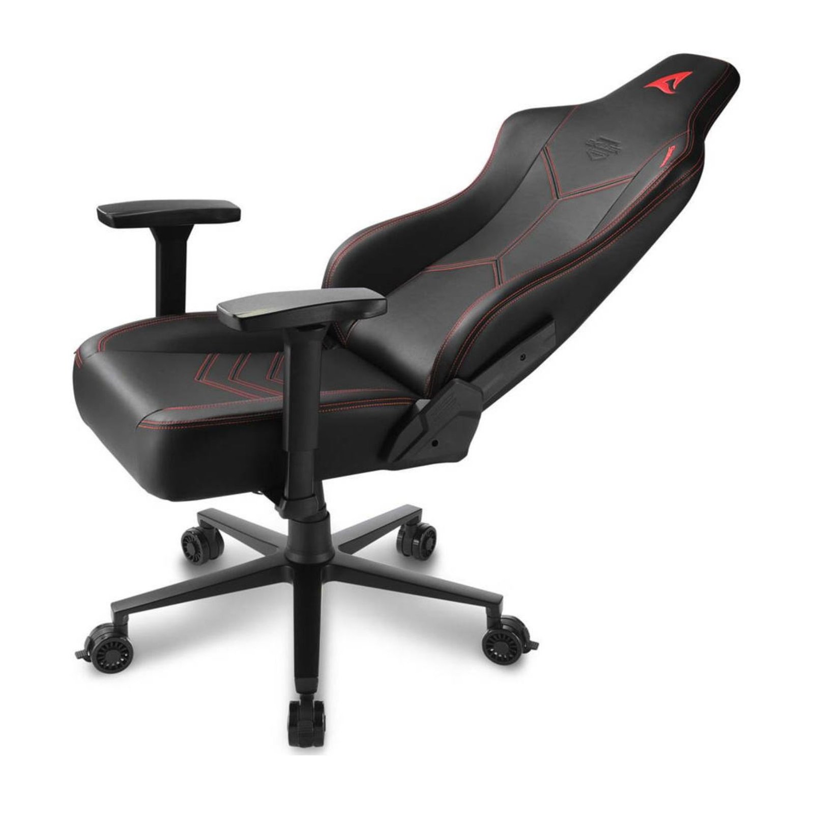 SHARKOON SKILLER SGS30 Gaming Chair - Black/Red | Ergonomic & Stylish Comfort