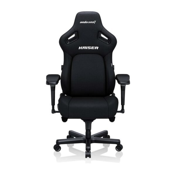 AndaSeat Kaiser 4 Series Premium Gaming Chair XL – Black Linen Fabric | Ultimate Comfort & Ergonomic Support