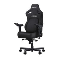 AndaSeat Kaiser 4 Series Premium Gaming Chair XL – Black Linen Fabric | Ultimate Comfort & Ergonomic Support