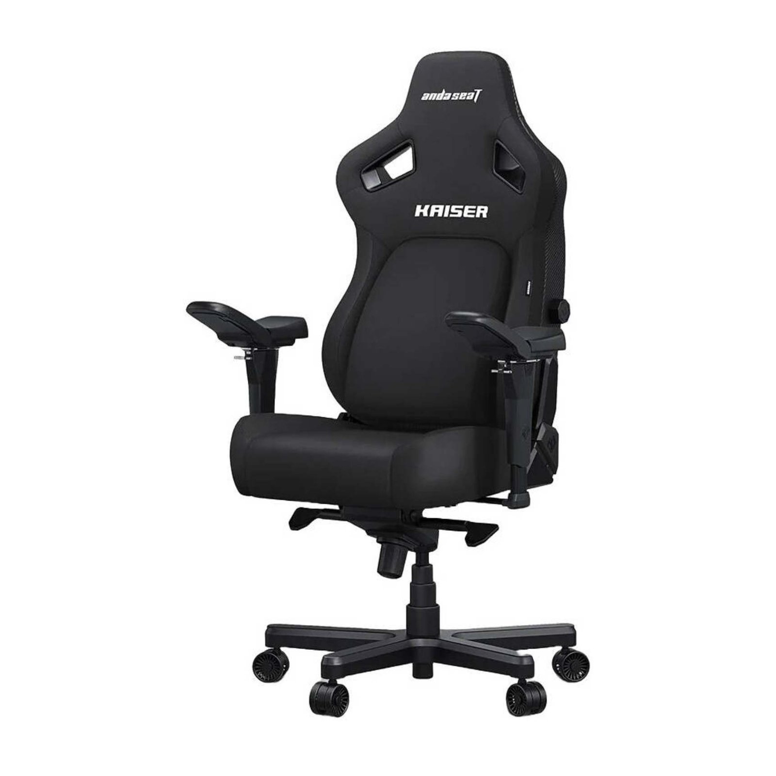 AndaSeat Kaiser 4 Series Premium Gaming Chair XL – Black Linen Fabric | Ultimate Comfort & Ergonomic Support