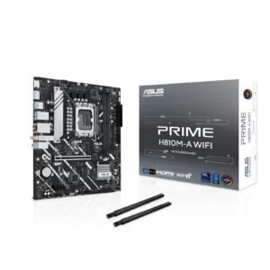 ASUS H810M-A WIFI PRIME Motherboard – Compact and Reliable Performance