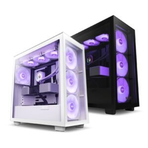 NZXT H7 Elite Mid-Tower Case (V1) – Premium Design with Tempered Glass and RGB