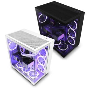 NZXT H9 Flow ATX Mid-Tower Case – Ultimate Airflow and Clean Design