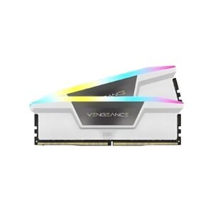 Corsair Vengeance RGB DDR5 32GB (2x16GB) 6000MHz – White Edition – Speed and Style in Pure White