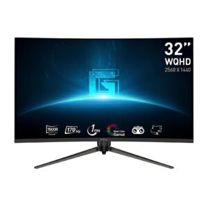 G32CQ5P 2K Gaming Monitor – Immersive 32-Inch QHD Display with 170Hz Refresh Rate