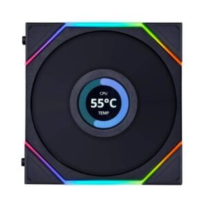 Lian Li Uni Fan TL120 Reverse Blade Case Fan, Black (Single Pack)