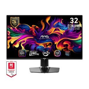MAG 321UPX 4K OLED 240Hz Gaming Monitor – Premium 32-Inch UHD Display with Unmatched Speed
