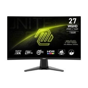 MPG 27CQ6F 2K 180Hz 0.5ms Curved Gaming Monitor – Ultra-Smooth Performance and Immersive Experience