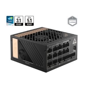 MSI MEG Ai1300P PCIe 5.0 ATX 3.0 1300W 80 PLUS Platinum Fully Modular Power Supply Unit (PSU)