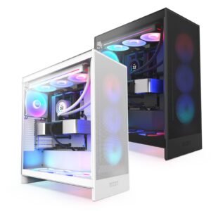 NZXT H7 Flow (2024) Mid-Tower Case with RGB Fans