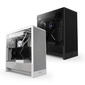 NZXT H5 Flow RGB Mid-Tower Case with High-Airflow and RGB Fans