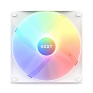 NZXT F120 RGB Core 120mm Hub-Mounted RGB Fan - White