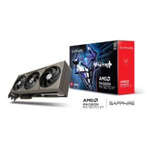 Sapphire NITRO+ AMD Radeon RX 9070 XT Graphics Card – 16GB GDDR6, 256-bit, 20 Gbps, Up to 3060 MHz