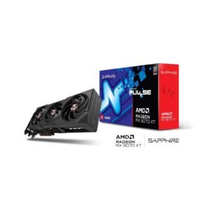 Sapphire PULSE AMD Radeon RX 9070 XT Graphics Card – 16GB GDDR6, 256-bit, 20 Gbps, Up to 2970 MHz