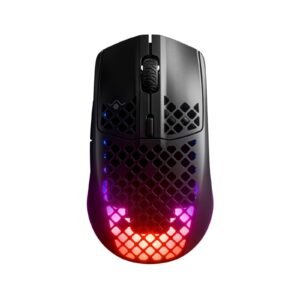 SteelSeries Aerox 3 Wireless Gaming Mouse – Ultra-Lightweight, 18K DPI, 200-Hour Battery Life, IP54 Water Resistance