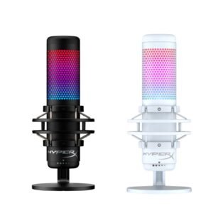 HyperX QuadCast S – RGB USB Condenser Microphone for PC  PS4 and Mac