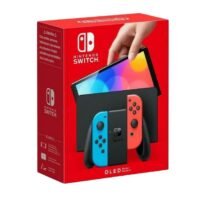 Nintendo Switch OLED Model – Neon Red & Neon Blue Joy-Con, 7” OLED Screen, 64GB Storage, Handheld & TV Console