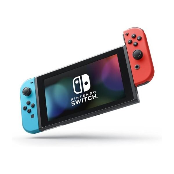 Nintendo Switch OLED Model – Neon Red & Neon Blue Joy-Con, 7” OLED Screen, 64GB Storage, Handheld & TV Console