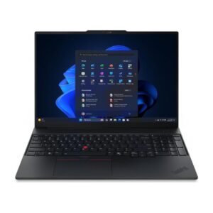 Lenovo ThinkPad E16 Gen 3 Business Laptop – Intel Core Ultra 7 255H, 16GB RAM, 512GB SSD, Intel Arc Graphics, 16" WUXGA Display, Backlit ENG/ARB Keyboard, Black + Laptop Bag
